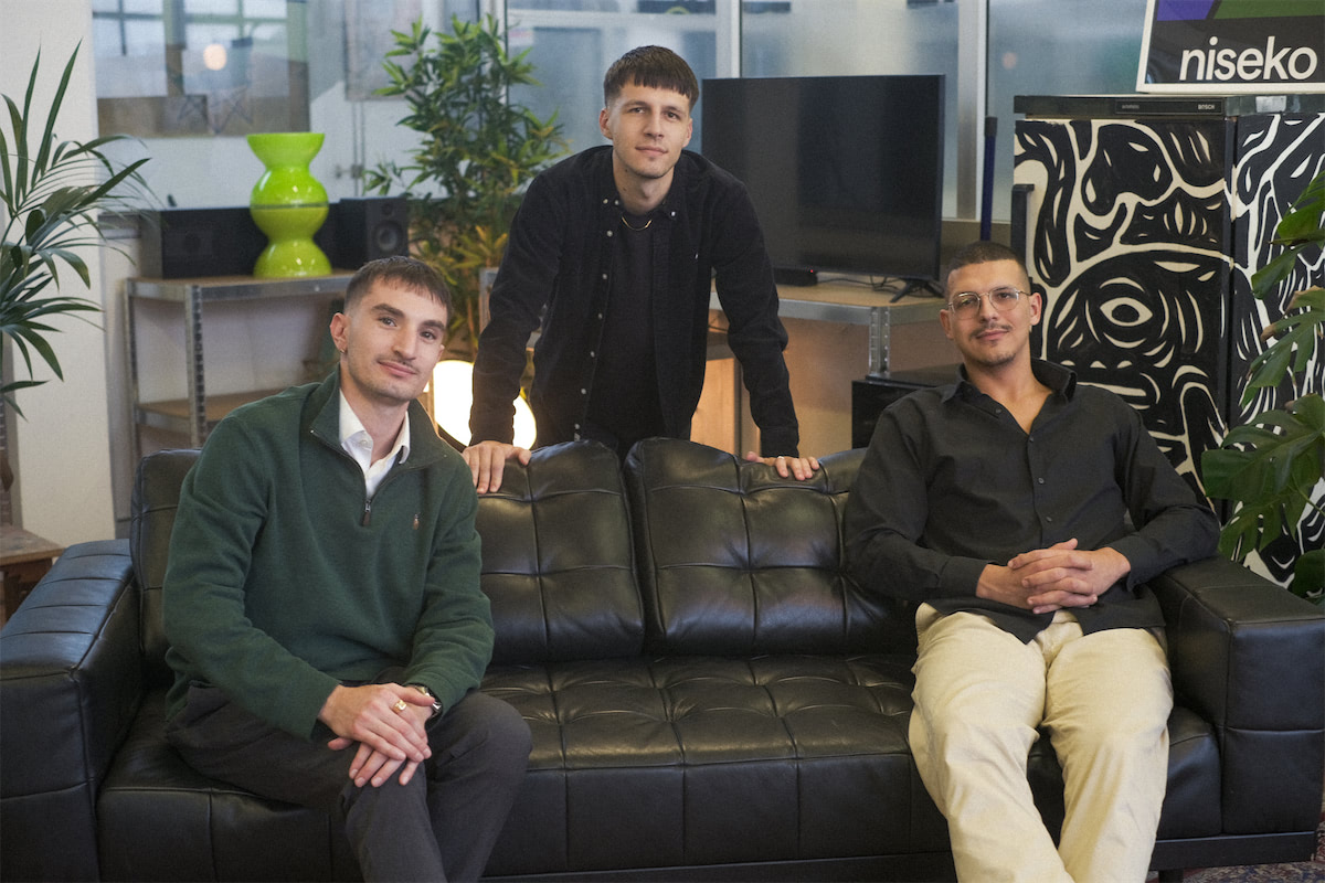 Marco Visalli, Sébastien Ray et Karim Zerika de Niseko